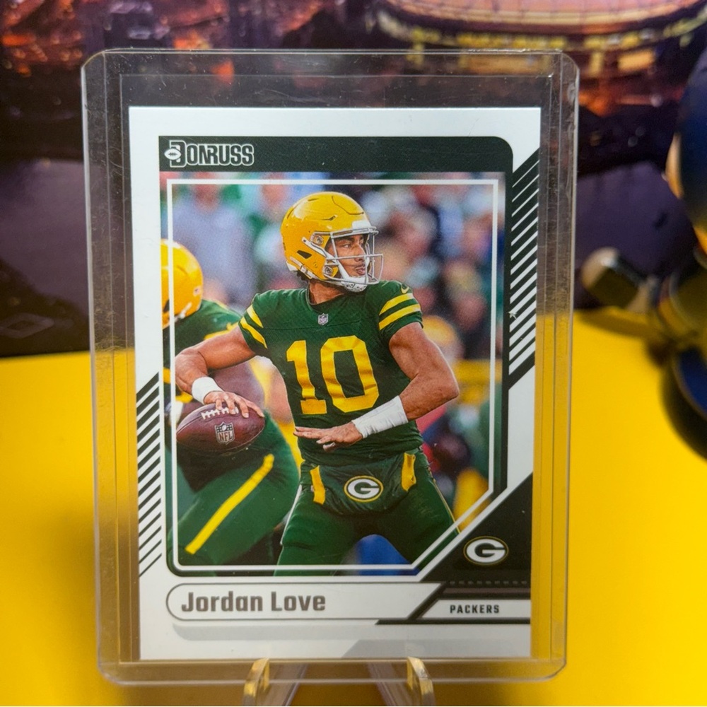 Jordan Love Packers Football Card NFL Packers Donruss